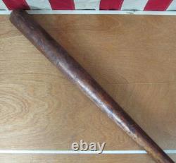 Vintage 1930s Adirondack Wood Baseball Bat Softball Rare early Reverse Brand 33