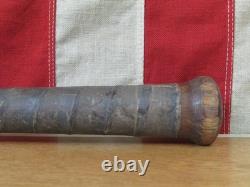 Vintage 1930s Adirondack Wood Baseball Bat Softball Rare early Reverse Brand 33