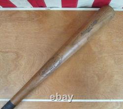 Vintage 1930s American League Championship Wood Baseball Bat 1724 Model 34