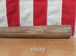 Vintage 1930s Antique Handmade Wood Baseball Bat Handcrafted Turned 32 Folk Art