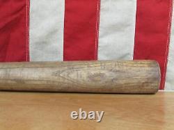 Vintage 1930s Antique Handmade Wood Baseball Bat Handcrafted Turned 32 Folk Art