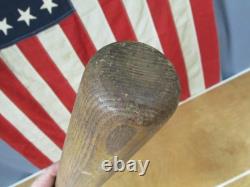 Vintage 1930s Antique Wood Hand Turned Baseball Bat Large Grip Knob 35 Great Vintage 1930s Antique Wood Hand Turned Baseball Bat Large Grip Knob 35 Great