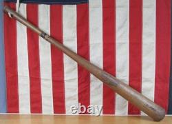 Vintage 1930s Burke Hanna Wood Baseball Bat Columbia Model No. C Hanna Mfg Co. 35