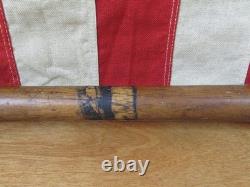 Vintage 1930s Burke Hanna Wood Baseball Bat Columbia Model No. C Hanna Mfg Co. 35