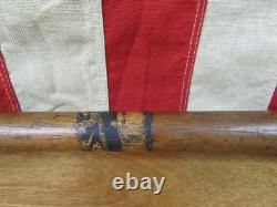 Vintage 1930s Burke Hanna Wood Baseball Bat Columbia Model No. C Hanna Mfg Co. 35