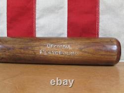 Vintage 1930s Burke Hanna Wood Baseball Bat No. M Playground Bat Logo Brand 33