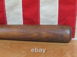 Vintage 1930s Claud A. Light Wood Baseball Bat Harpursville, NY 34 Antique Rare