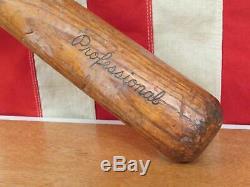 Vintage 1930s Cox Wood Professional Baseball Bat Memphis, Tennessee 33 Antique
