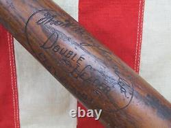 Vintage 1930s Double Header Wood Baseball Bat 50 W. Bingham Co. Cleveland 35