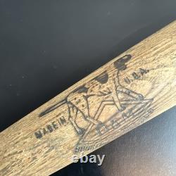 Vintage 1930s Draper Maynard D&M Wood Baseball Bat Converse Shoes Promo 32