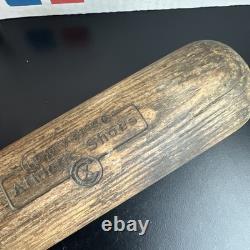 Vintage 1930s Draper Maynard D&M Wood Baseball Bat Converse Shoes Promo 32