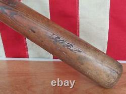 Vintage 1930s Draper Maynard D&M Wood Baseball Bat Lucky Dog Brand Softball 33