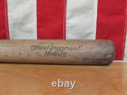 Vintage 1930s Draper Maynard D&M Wood Baseball Bat Playground Hickory 32 No. PGH