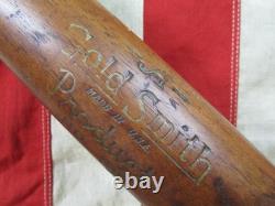 Vintage 1930s Goldsmith Wood Baseball Bat No. 88 Hickory Official Softball 33