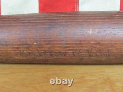 Vintage 1930s Handcrafted Wood Baseball Bat Antique 35 Don Maynard Mapleton, PA