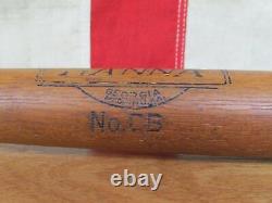 Vintage 1930s Hanna Cork Ball Baseball Bat No. CB 37 withOfficial Cork Ball Nice