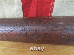 Vintage 1930s Hillerich & Bradsby Co.'League' Wood Baseball Bat No. 7 Model 35 Vintage 1930s Hillerich & Bradsby Co.'League' Wood Baseball Bat No. 7 Model 35