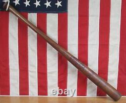 Vintage 1930s Hillerich & Bradsby Co. Wood American League 20 Baseball Bat 35