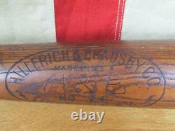 Vintage 1930s Hillerich & Bradsby Co. Wood Baseball Bat HOF Rogers Hornsby 34