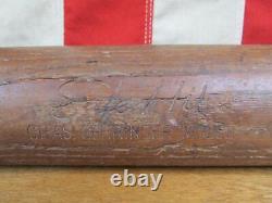 Vintage 1930s Hillerich Bradsby H&B Wood Baseball Bat HOF Charles Gehringer 36