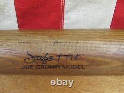 Vintage 1930s Hillerich & Bradsby Wood Safe Hit Baseball Bat HOF Joe Cronin 36