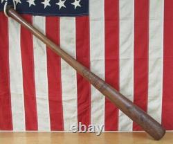 Vintage 1930s Indiana Bat Co. Wood Sure Hit Baseball Bat 33 No. 183 Paoli, Indiana