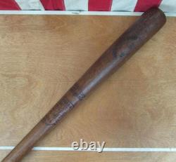 Vintage 1930s Indiana Bat Co. Wood Sure Hit Baseball Bat 33 No. 183 Paoli, Indiana
