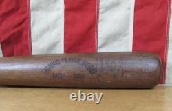 Vintage 1930s Indiana Bat Co. Wood Sure Hit Baseball Bat 33 No. 183 Paoli, Indiana