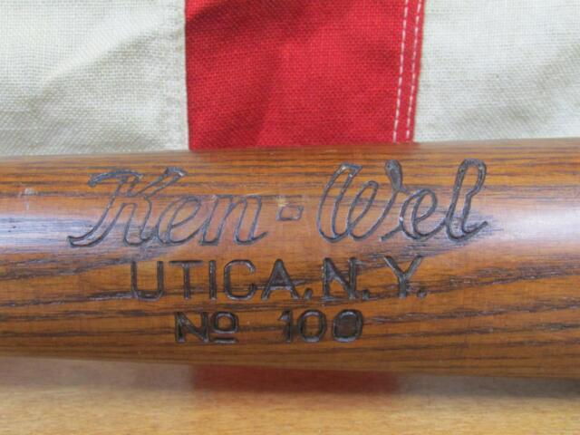 Vintage 1930s Ken-wel Wood Baseball Bat No. 100 Babe Ruth Professional Model 35
