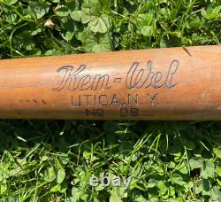 Vintage 1930s Ken-Wel Wood Official 34 Softball Bat No. DB