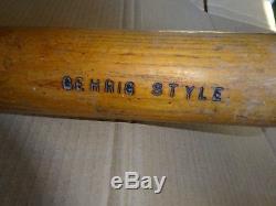 Vintage 1930s Kren's Klouter Wood Baseball Bat Joseph Kren 33 Lou Gehrig Style