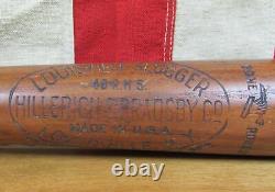 Vintage 1930s Louisville Slugger Baseball Bat 40 RHS Roger Hornsby Special 33