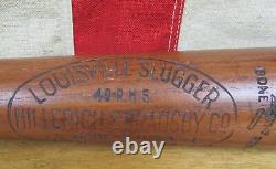 Vintage 1930s Louisville Slugger Baseball Bat 40 RHS Roger Hornsby Special 33