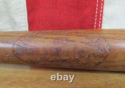 Vintage 1930s Louisville Slugger H&B Wood Baseball Mini Bat HOF Lou Gehrig 16