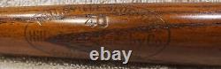 Vintage 1930s Louisville Slugger Mini 16 Baseball Bat Johnny Neun Tigers Braves