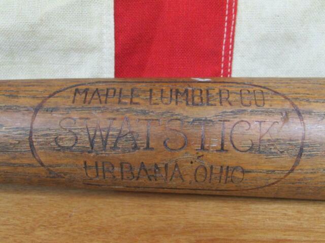 Vintage 1930s Maple Lumber Co. Wood Swat Stick Baseball Bat E243 Urbana, Oh 30