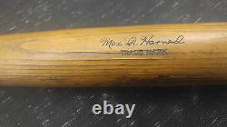 Vintage 1930s Max Harned Hillerich & Bradsby Professional Model Baseball Bat