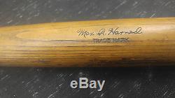 Vintage 1930s Max Harned Hillerich & Bradsby Store Model Baseball Bat