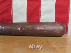 Vintage 1930s Reach Wood Baseball Bat No. 83 Jerry Walker Model 35.5 Steiger