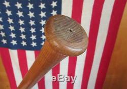 Vintage 1930s Sednal'That's It' Wood Baseball Bat Handmade 35 Folk Art Antique