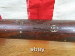 Vintage 1930s Spalding Wood Autograph Baseball Bat Diamond Logo Robert Rolfe 34
