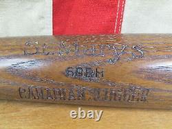 Vintage 1930s St. Marys Canadian Slugger Wood Baseball Bat Major League 35 Rare