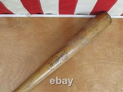 Vintage 1930s TruSport Wood Baseball Bat No. 60 Edw. K. Tryon 35 DiMaggio Phila, PA