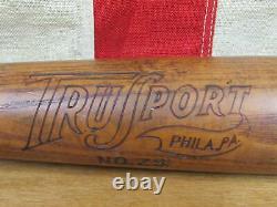 Vintage 1930s TruSport Wood Soaker Baseball Bat Hank Greenberg Model Tryon 36