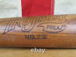 Vintage 1930s TruSport Wood Soaker Baseball Bat Hank Greenberg Model Tryon 36