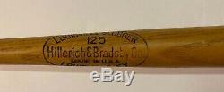 Vintage 1930s Ty Cobb Detroit Tigers Hillerich & Bradsby 125 Mini Bat