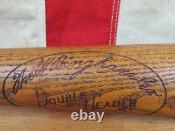 Vintage 1930s W. Bingham Co. Wood Double Header Baseball Bat 34 Antique Cleveland