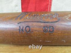Vintage 1930s Winner Wood Baseball Bat Regulation 36 Hillerich Bradsby Co. 4of4