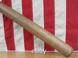 Vintage 1930s Wood Baseball Bat Handmade Antique HandTurned 34 Display Folk Art