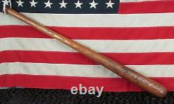 Vintage 1930s Wood Baseball Bat Marked Brashears 35 Antique Great Display
